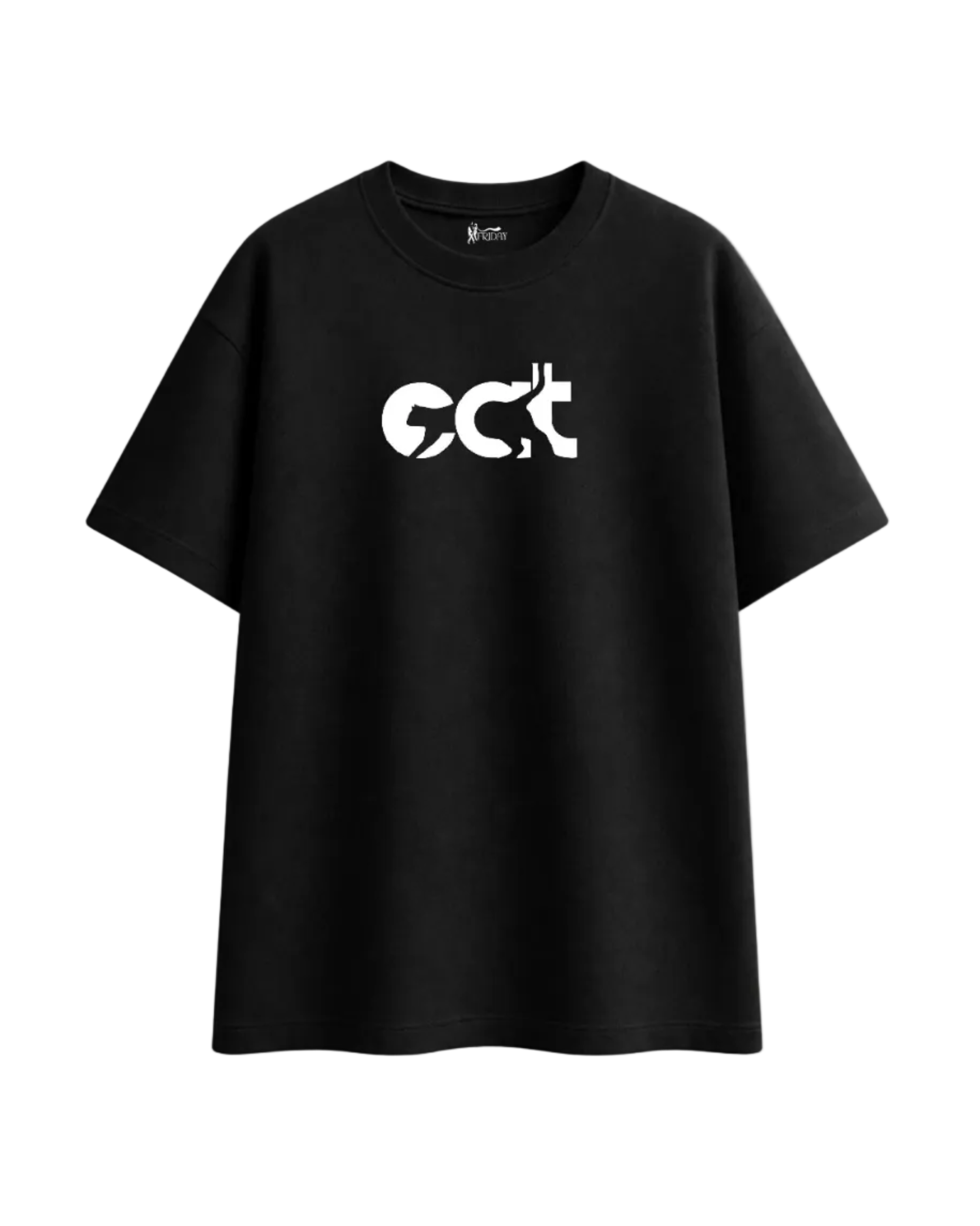 Peek-A-Boo Cat Oversized Graphic Tee