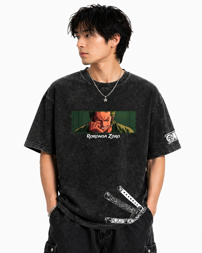 Roronoa Zoro Shadow Blade Oversized Tee