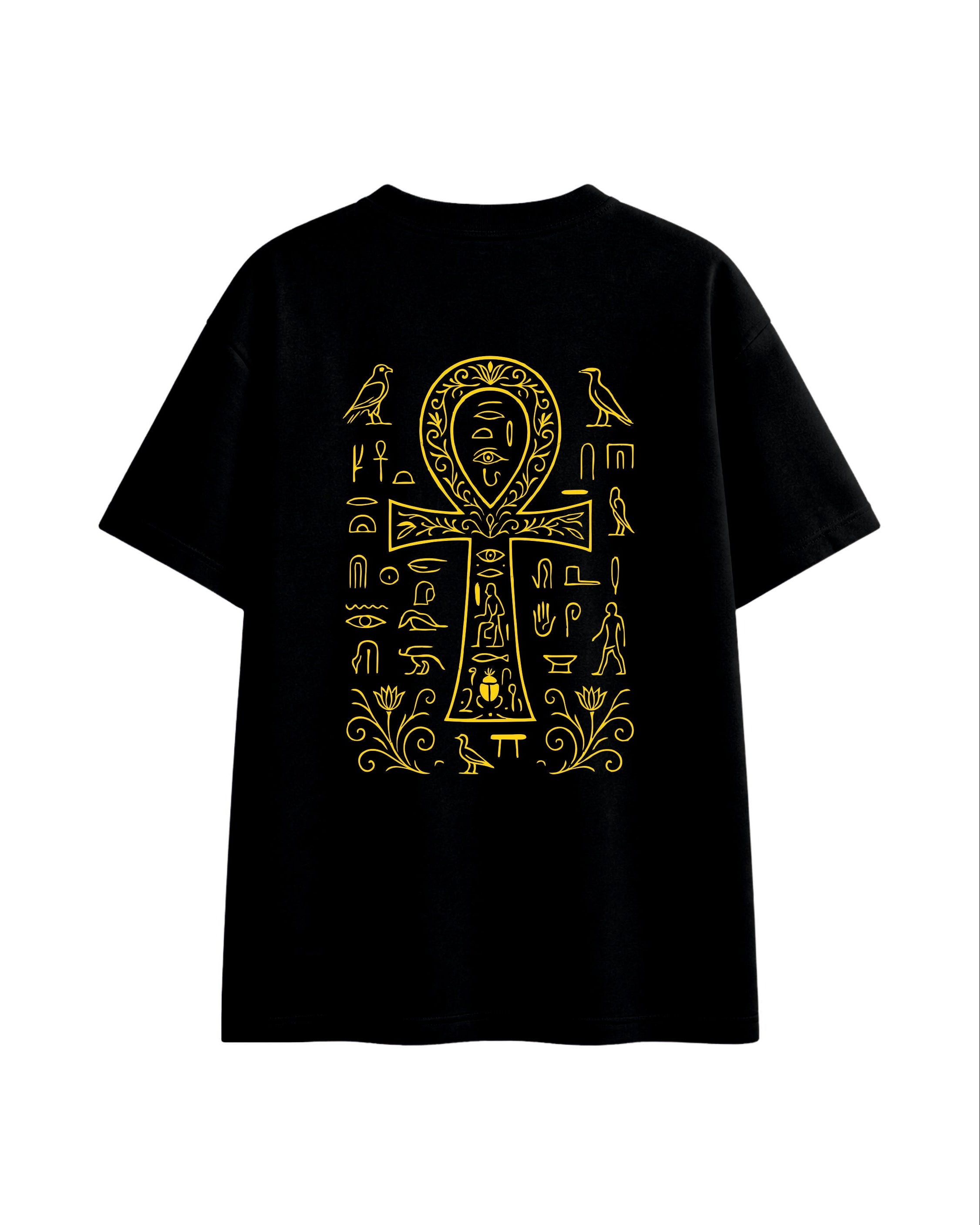 Ankh Legacy Egyptian Oversized Graphic Tee