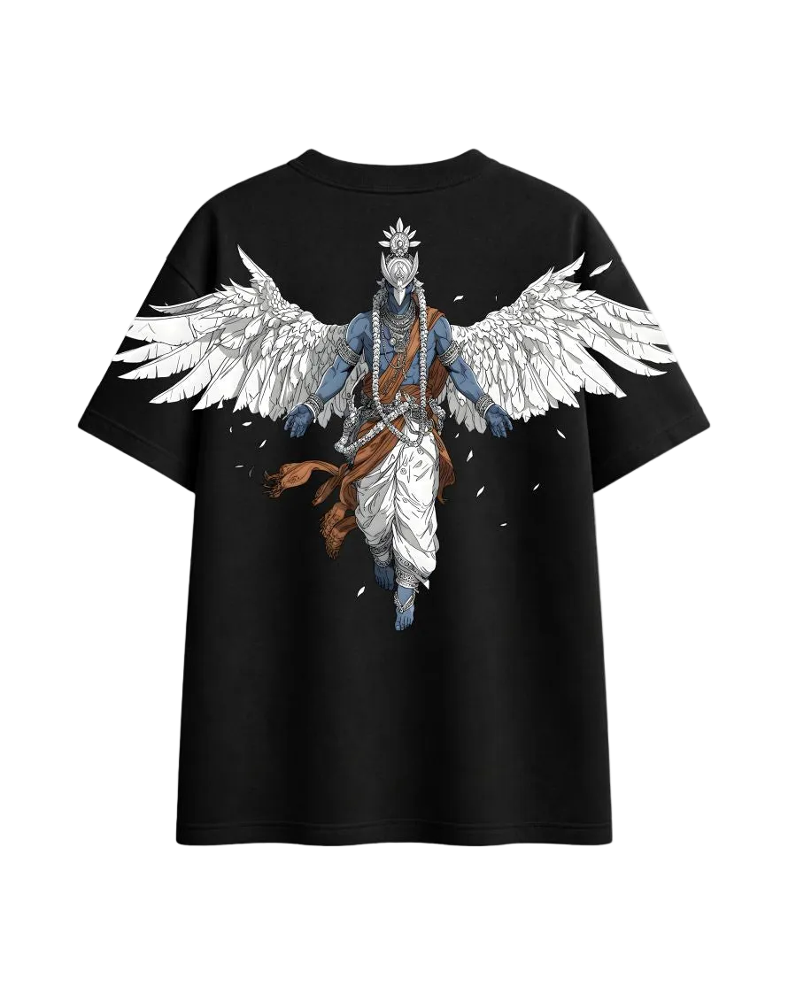 Divine Garuda Oversized Graphic Tee