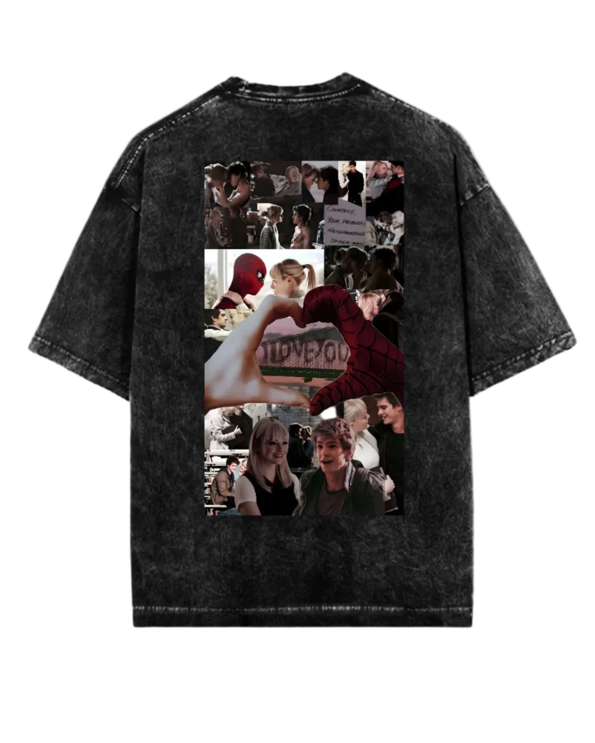 Spiderman Gwen 2.0 Acid-Wash Tee