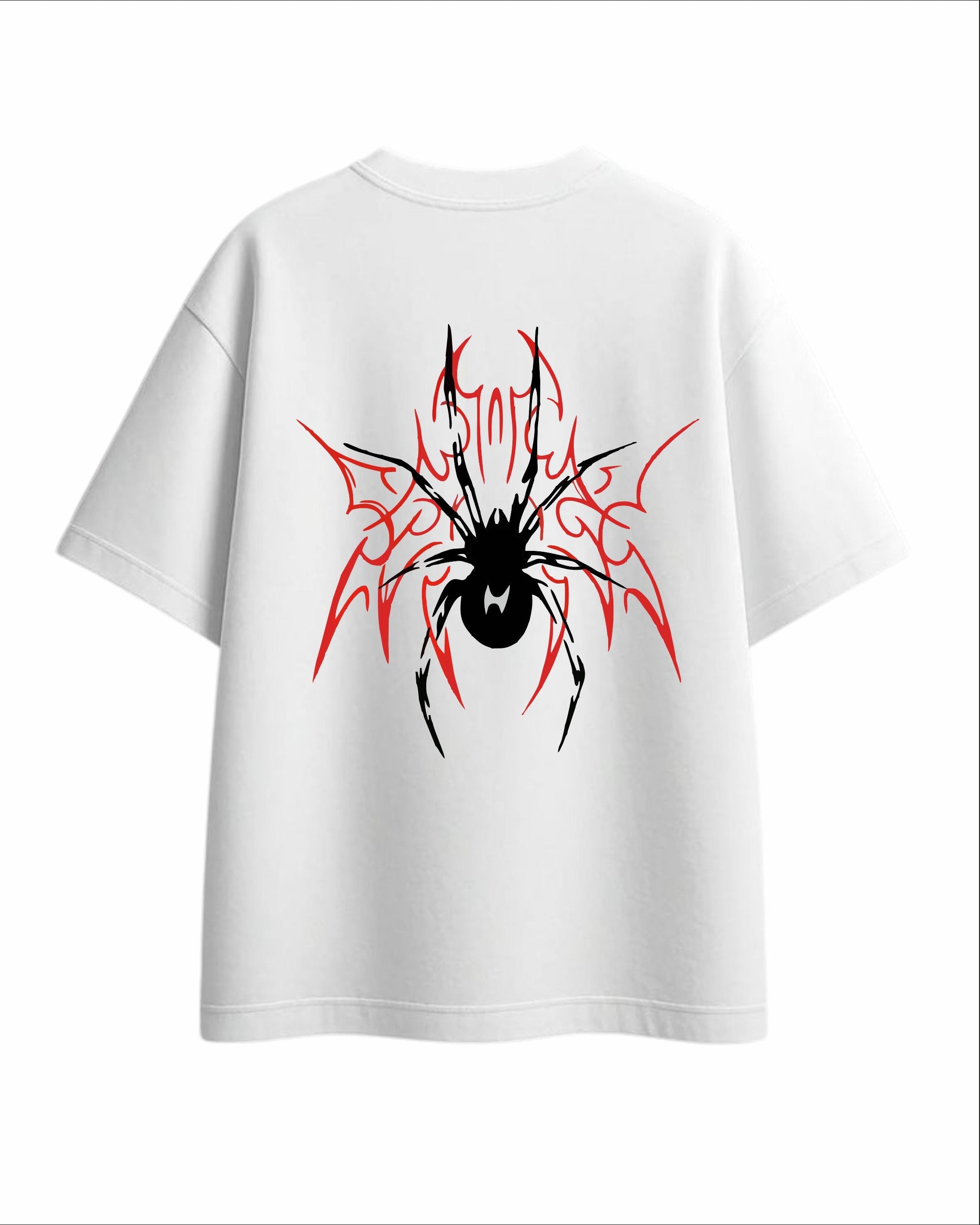 Venom Pulse Spider Graphic Oversized Tee