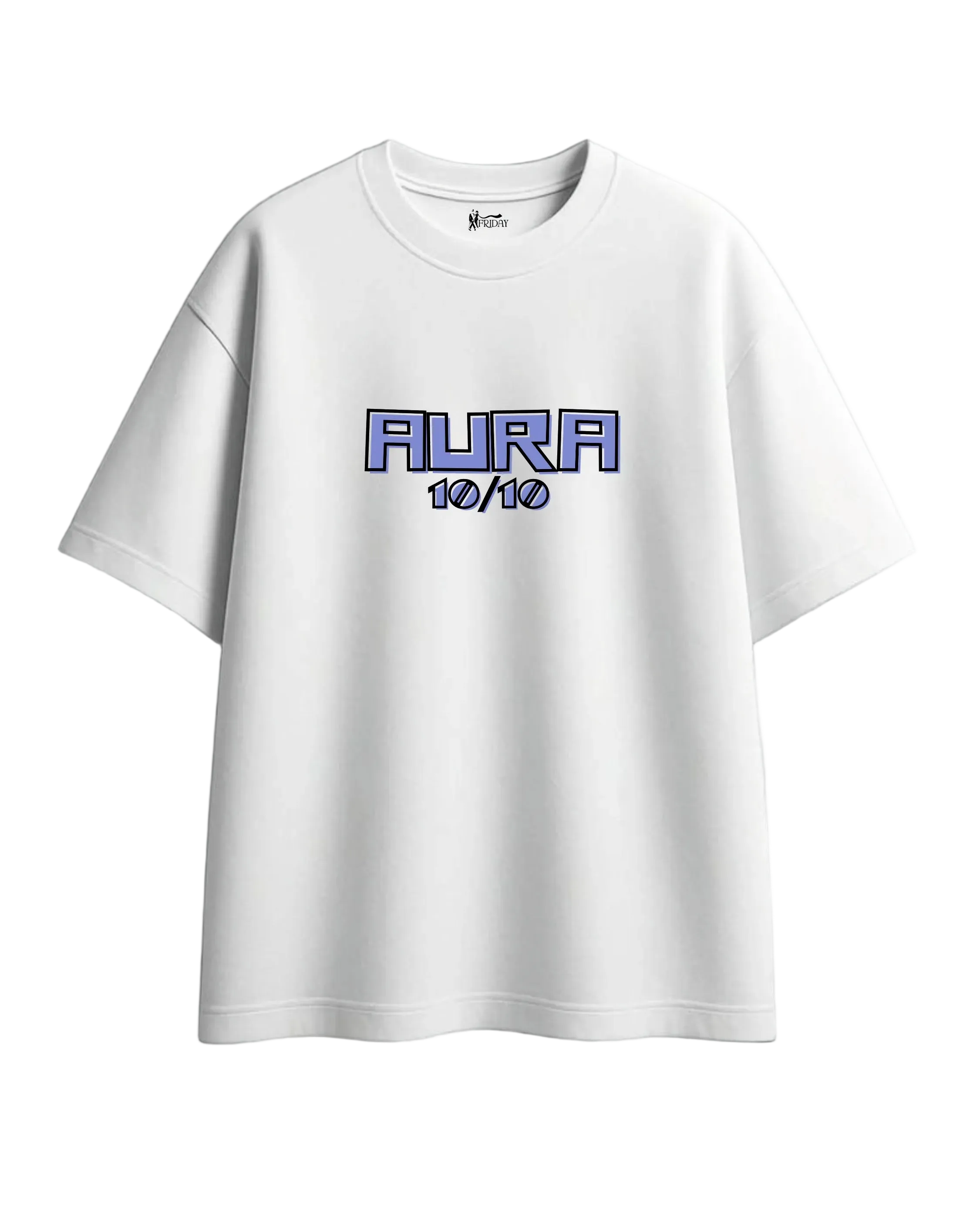 Aura 10/10 Unisex Oversized Graphic Tee