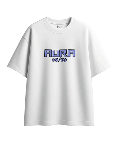 Aura 10/10 Unisex Oversized Graphic Tee