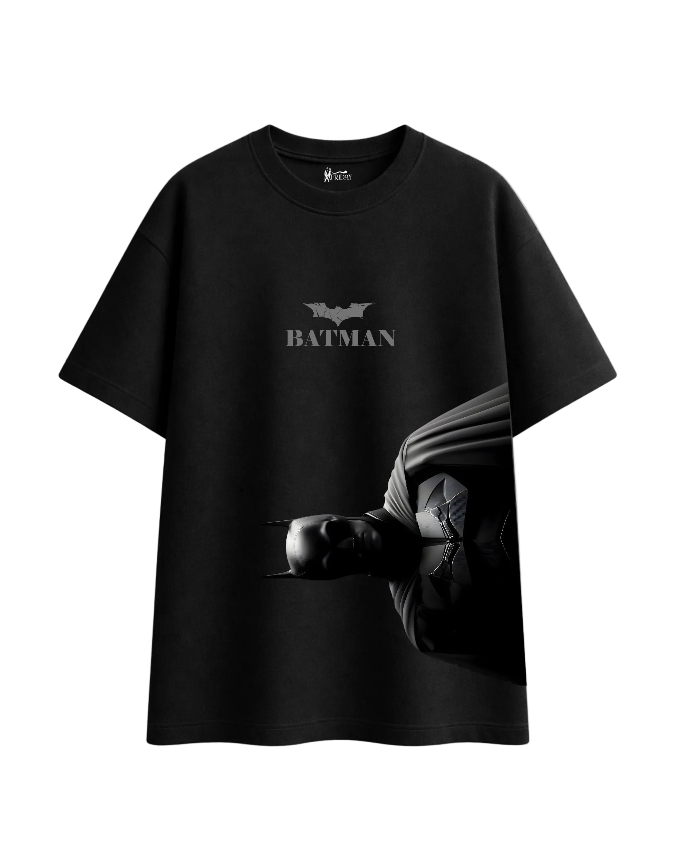 Dark Knight Blueprint Oversized Graphic Tee