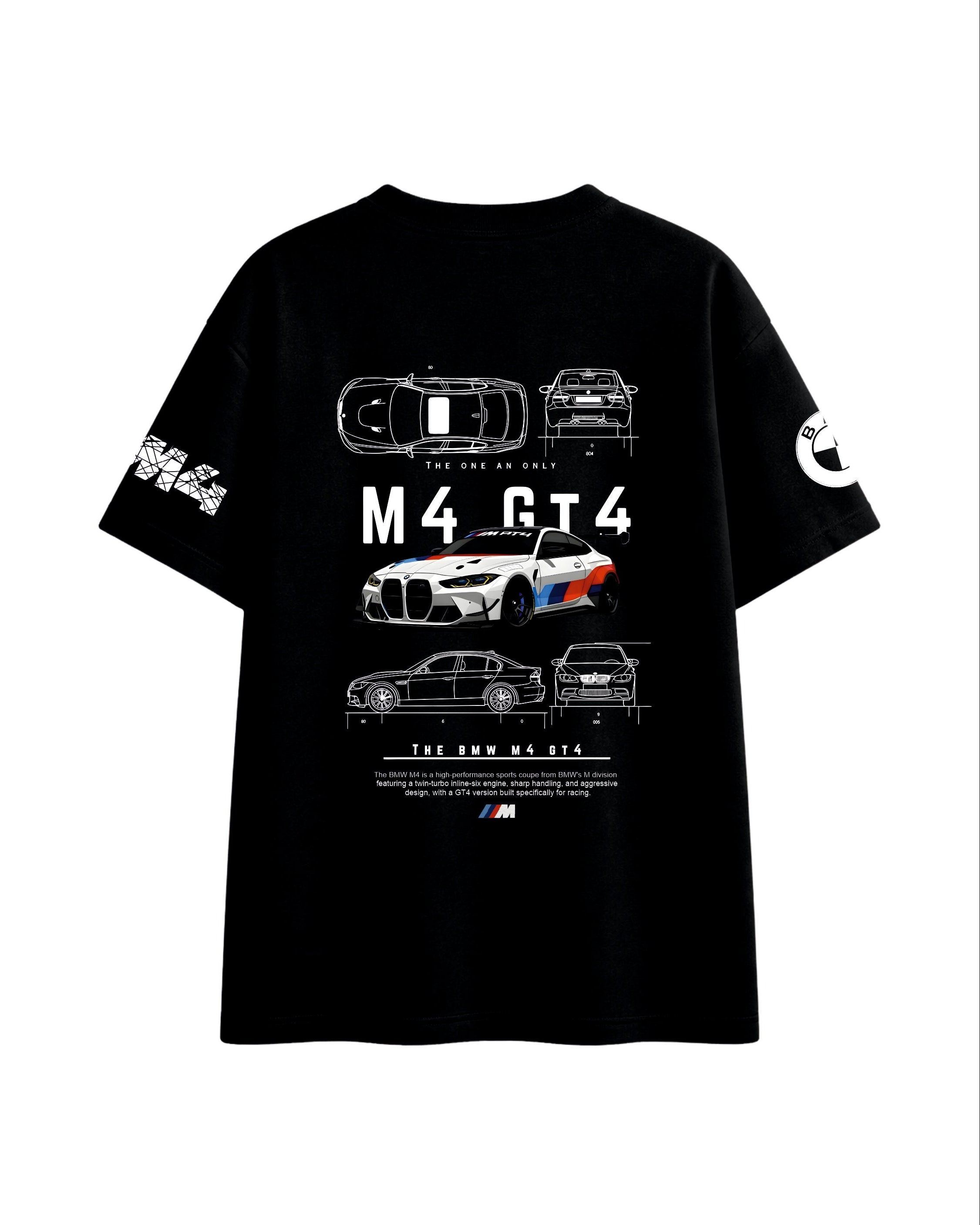 BMW M4 GT V2 Street Racer Oversized Graphic Tee