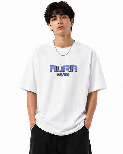 Aura 10/10 Unisex Oversized Graphic Tee