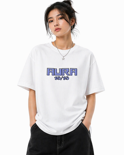 Aura 10/10 Unisex Oversized Graphic Tee