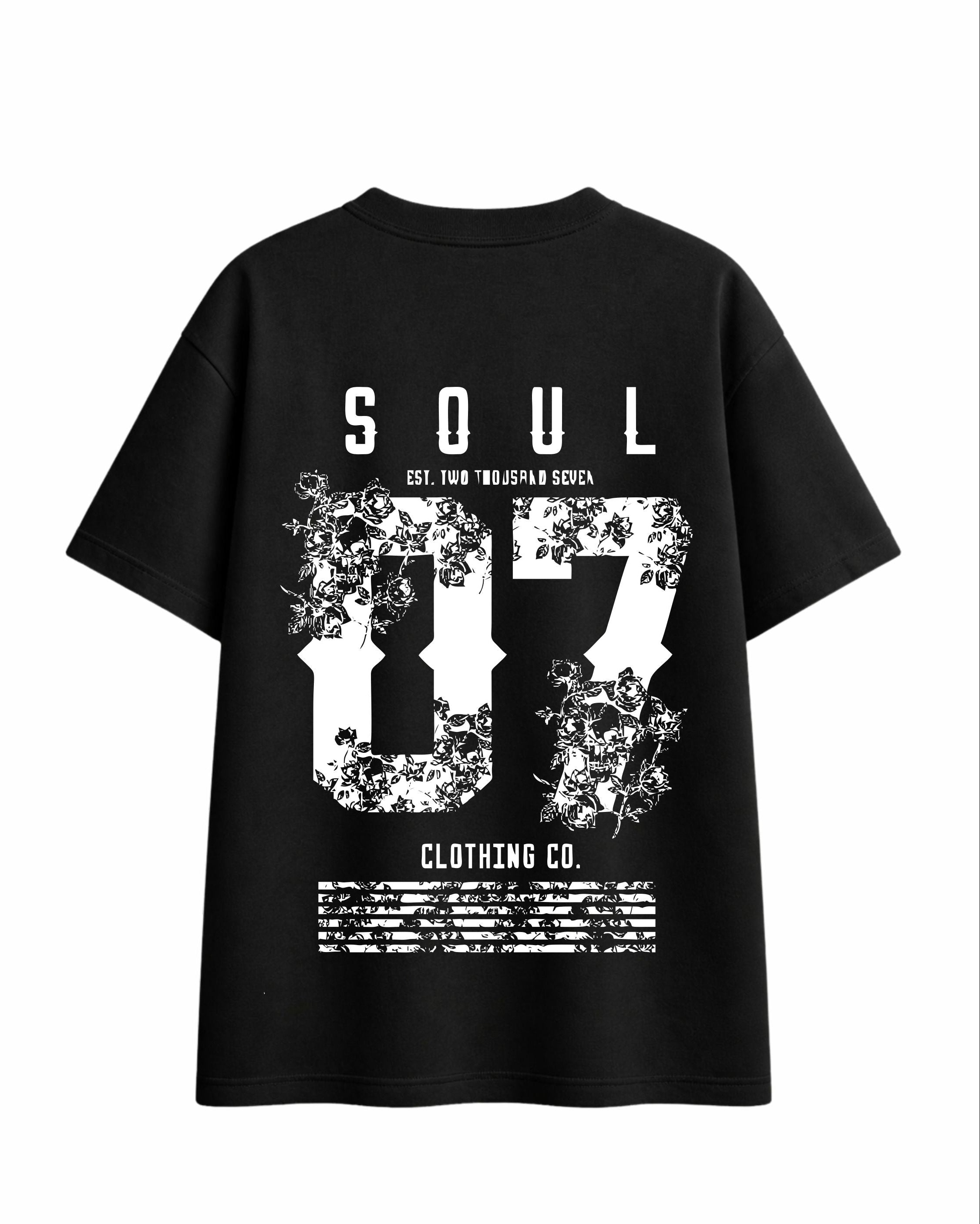 Black Gothic Oversized Graphic Tee