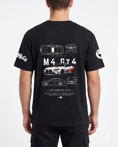 BMW M4 GT V2 Street Racer Oversized Graphic Tee