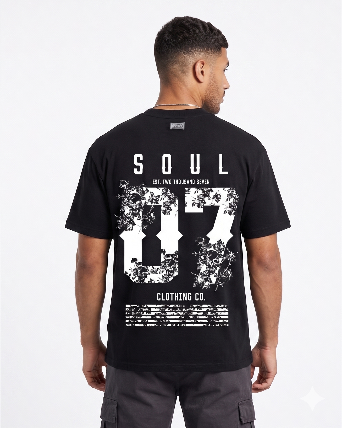 Black Gothic Oversized Graphic Tee