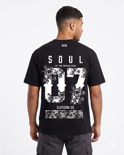 Black Gothic Oversized Graphic Tee