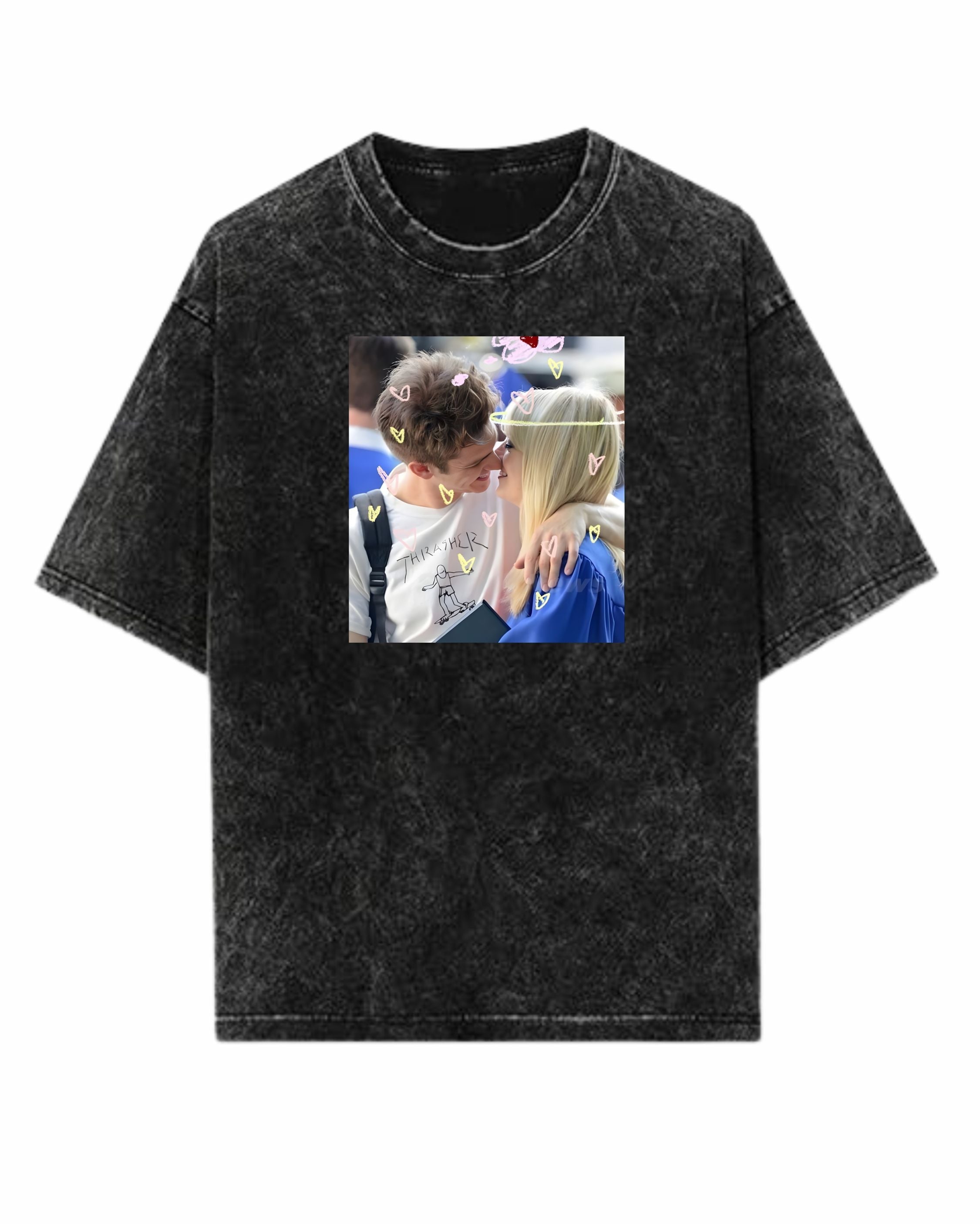 Spiderman Gwen 2.0 Acid-Wash Tee