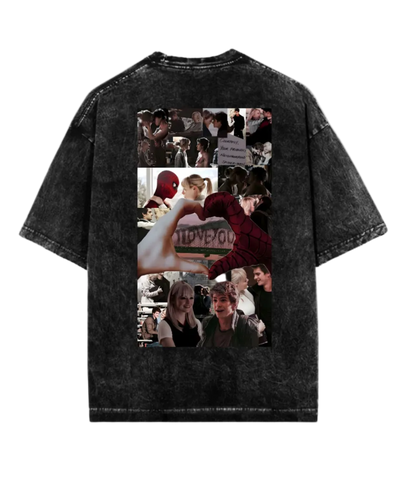 Spiderman Gwen 2.0 Acid-Wash Tee