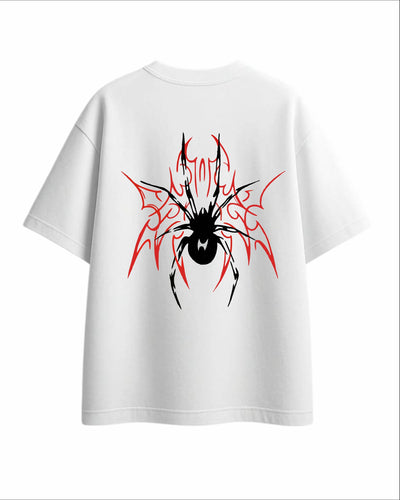 Venom Pulse Spider Graphic Oversized Tee