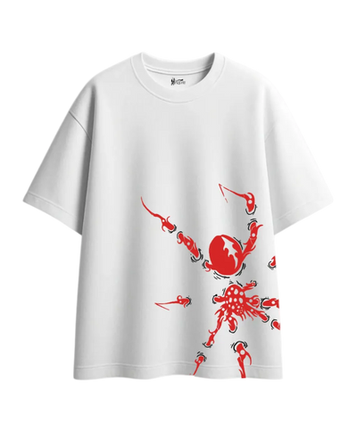 Venom Pulse Spider Graphic Oversized Tee