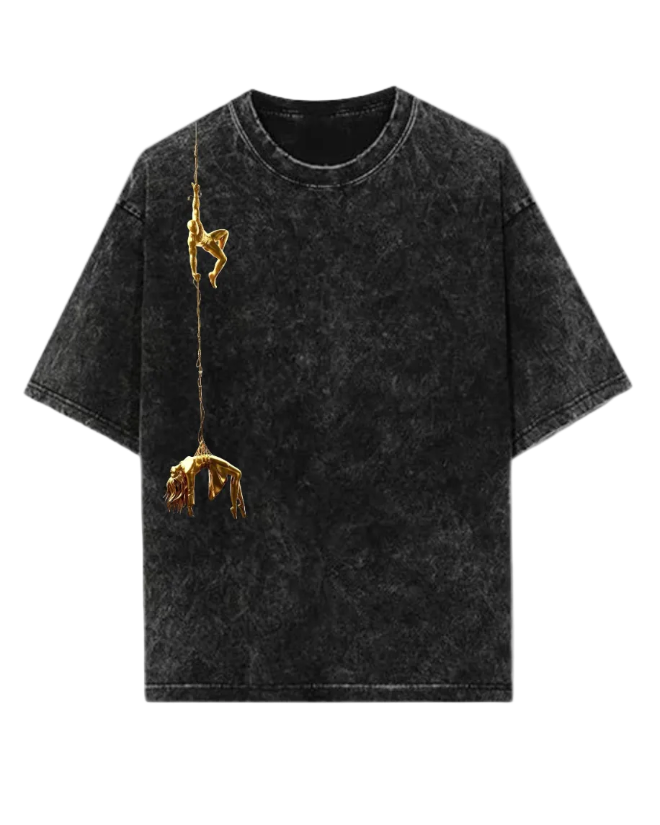 Golden Web Spiderman Gwen Vintage Oversized Tee